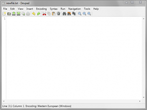 Notepad like Source Code Editor for Windows.